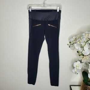 A DAY Throw & Roll Black Leggings Size XS